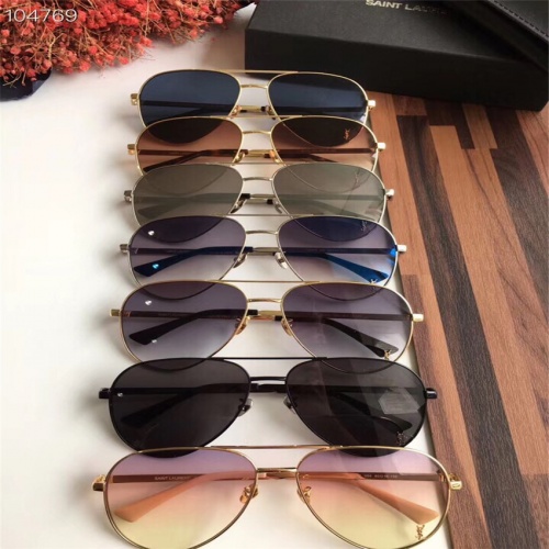 Cheap Yves Saint Laurent YSL AAA Quality Sunglasses #474981 Replica Wholesale [$68.00 USD] [ITEM#474981] on Replica Yves Saint Laurent YSL AAA Quality Sunglasses