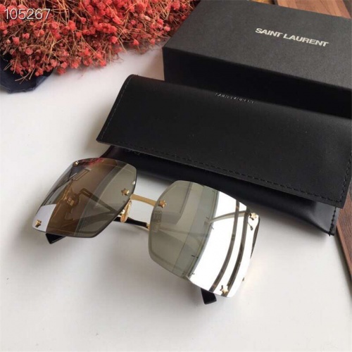 Cheap Yves Saint Laurent YSL AAA Quality Sunglasses #474996 Replica Wholesale [$64.00 USD] [ITEM#474996] on Replica Yves Saint Laurent YSL AAA Quality Sunglasses