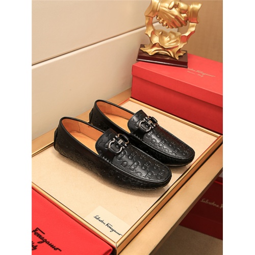 Cheap Salvatore Ferragamo SF Leather Shoes For Men #475195 Replica Wholesale [$72.00 USD] [ITEM#475195] on Replica Salvatore Ferragamo Leather Shoes