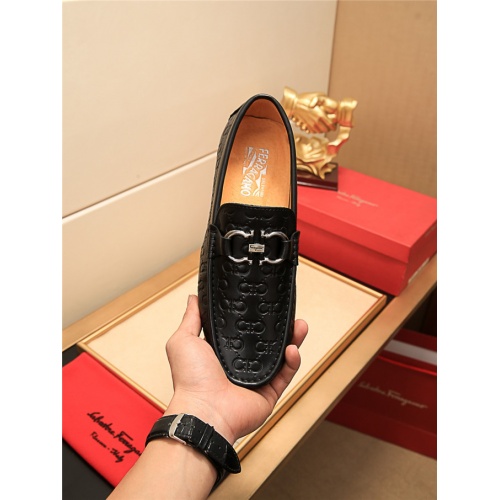 Cheap Salvatore Ferragamo SF Leather Shoes For Men #475195 Replica Wholesale [$72.00 USD] [ITEM#475195] on Replica Salvatore Ferragamo Leather Shoes