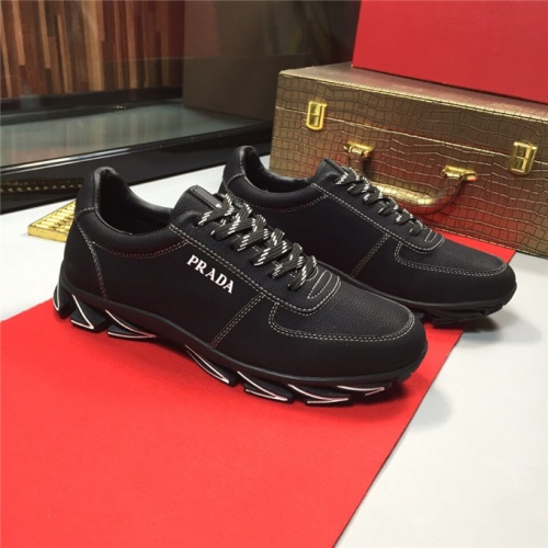 Cheap Prada Casual Shoes For Men #475242 Replica Wholesale [$78.00 USD] [ITEM#475242] on Replica Prada Flat Shoes
