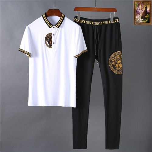 Cheap Versace Fashion Tracksuits Short Sleeved For Men #475380 Replica Wholesale [$80.00 USD] [ITEM#475380] on Replica Versace Tracksuits