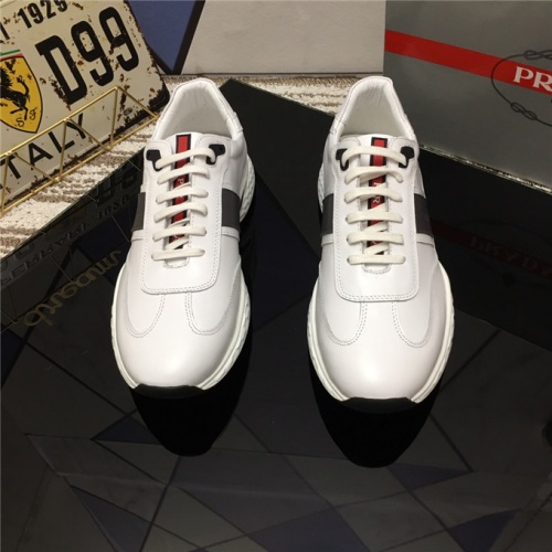 Cheap Prada Casual Shoes For Men #477683 Replica Wholesale [$78.00 USD] [ITEM#477683] on Replica Prada Flat Shoes