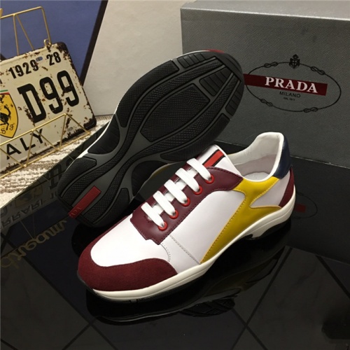 Cheap Prada Casual Shoes For Men #477684 Replica Wholesale [$78.00 USD] [ITEM#477684] on Replica Prada Flat Shoes