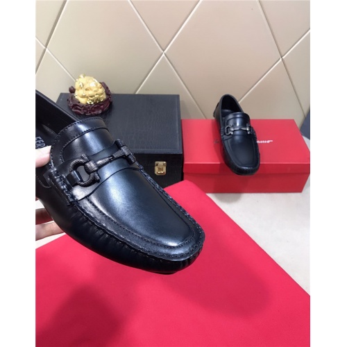 Cheap Salvatore Ferragamo SF Leather Shoes For Men #477751 Replica Wholesale [$80.00 USD] [ITEM#477751] on Replica Salvatore Ferragamo Leather Shoes