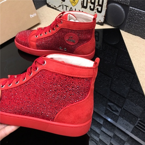 Cheap Christian Louboutin CL High Tops Shoes For Men #477785 Replica Wholesale [$85.00 USD] [ITEM#477785] on Replica Christian Louboutin High Top Shoes