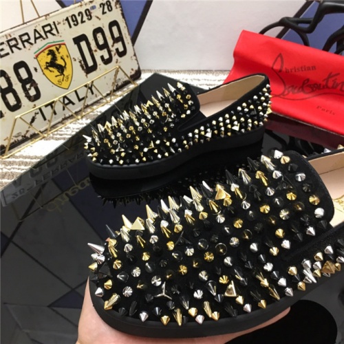 Cheap Christian Louboutin CL Shoes For Women #477816 Replica Wholesale [$82.00 USD] [ITEM#477816] on Replica Christian Louboutin Casual Shoes