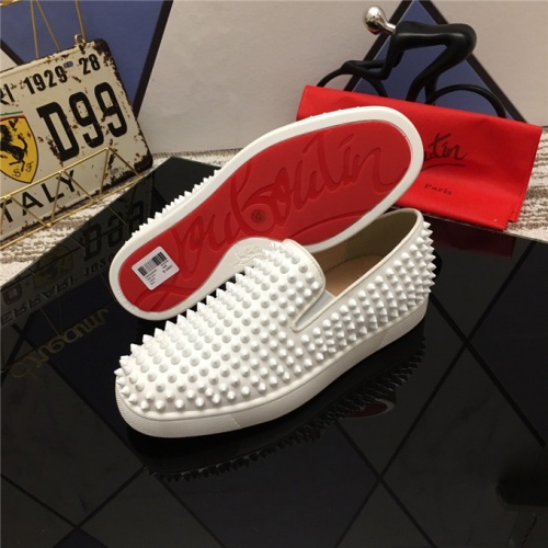 Cheap Christian Louboutin CL Shoes For Women #477817 Replica Wholesale [$82.00 USD] [ITEM#477817] on Replica Christian Louboutin Casual Shoes