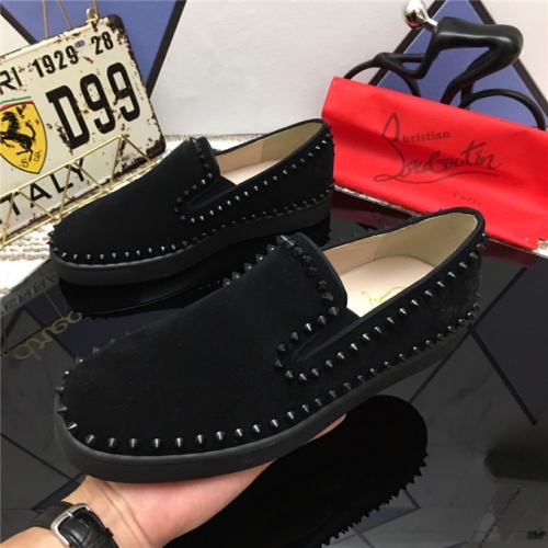 Cheap Christian Louboutin CL Shoes For Women #477849 Replica Wholesale [$82.00 USD] [ITEM#477849] on Replica Christian Louboutin Casual Shoes