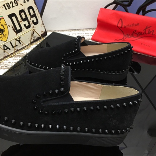 Cheap Christian Louboutin CL Shoes For Women #477849 Replica Wholesale [$82.00 USD] [ITEM#477849] on Replica Christian Louboutin Casual Shoes