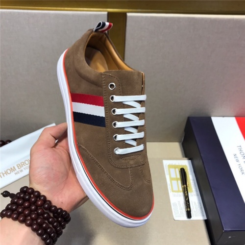 Cheap Thom Browne Casual Shoes For Men #478557 Replica Wholesale [$78.00 USD] [ITEM#478557] on Replica Thom Browne Shoes