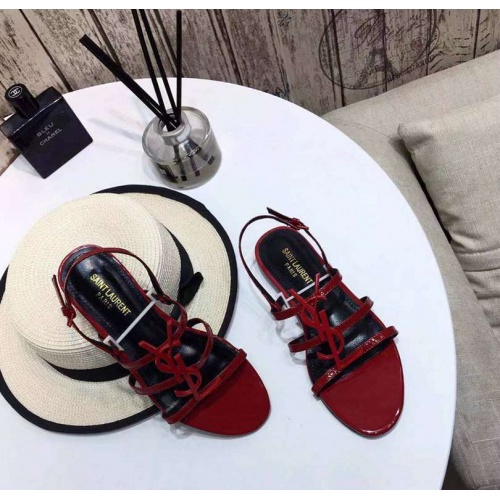 Cheap Yves Saint Laurent YSL Sandal For Women #478651 Replica Wholesale [$85.00 USD] [ITEM#478651] on Replica Yves Saint Laurent YSL Sandal