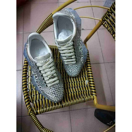 Cheap Jimmy Choo Casual Shoes For Women #478728 Replica Wholesale [$78.00 USD] [ITEM#478728] on Replica Jimmy Choo Fashion Shoes