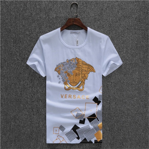 Cheap Versace T-Shirts Short Sleeved For Men #478850 Replica Wholesale [$22.00 USD] [ITEM#478850] on Replica Versace T-Shirts