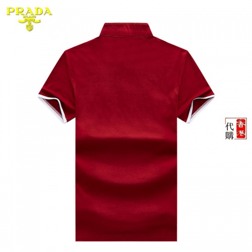 Cheap Prada T-Shirts Short Sleeved For Men #478883 Replica Wholesale [$36.20 USD] [ITEM#478883] on Replica Prada T-Shirts