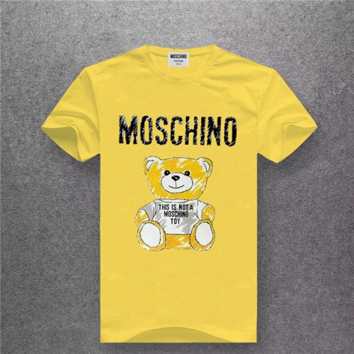 Cheap Moschino T-Shirts Short Sleeved For Men #478901 Replica Wholesale [$25.00 USD] [ITEM#478901] on Replica Moschino T-Shirts