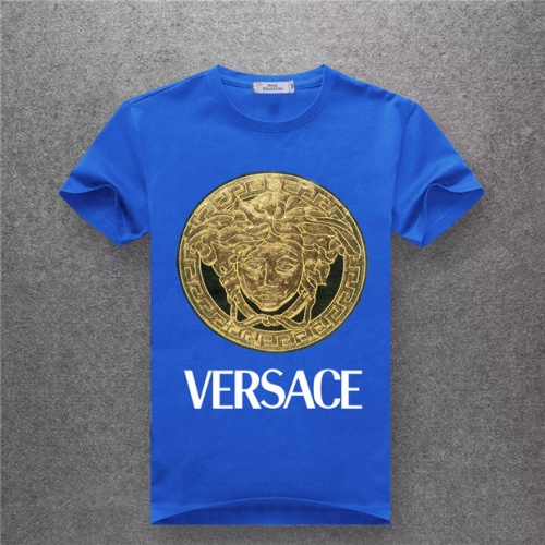 Cheap Versace T-Shirts Short Sleeved For Men #478953 Replica Wholesale [$25.00 USD] [ITEM#478953] on Replica Versace T-Shirts