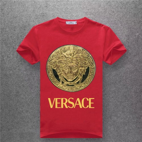 Cheap Versace T-Shirts Short Sleeved For Men #478954 Replica Wholesale [$25.00 USD] [ITEM#478954] on Replica Versace T-Shirts