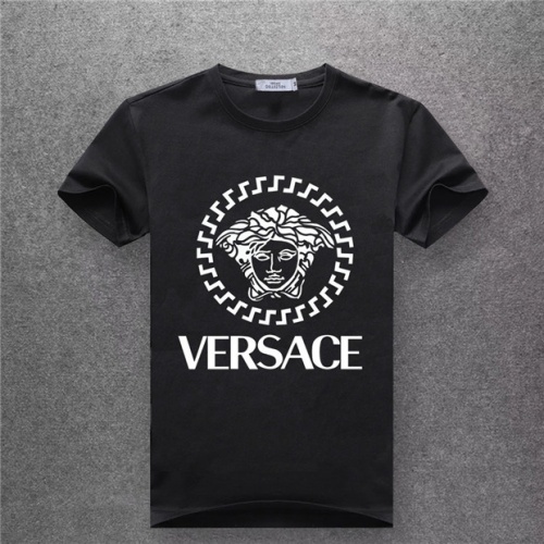 Cheap Versace T-Shirts Short Sleeved For Men #478968 Replica Wholesale [$25.00 USD] [ITEM#478968] on Replica Versace T-Shirts