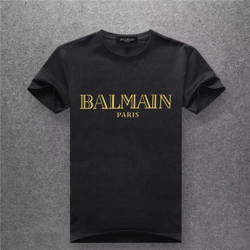 Cheap Balmain T-Shirts Short Sleeved For Men #478970 Replica Wholesale [$25.00 USD] [ITEM#478970] on Replica Balmain T-Shirts