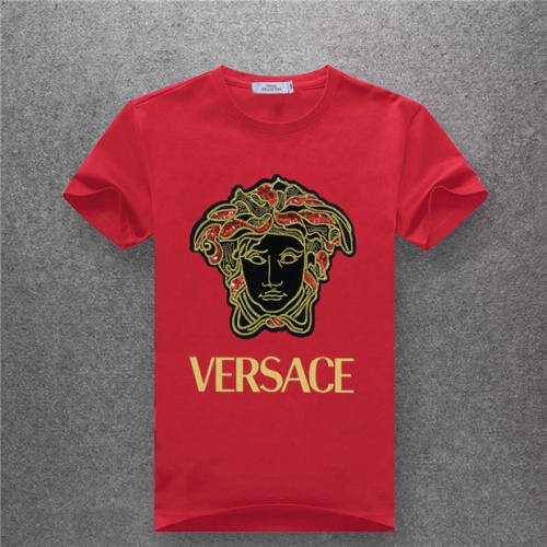 Cheap Versace T-Shirts Short Sleeved For Men #478994 Replica Wholesale [$25.00 USD] [ITEM#478994] on Replica Versace T-Shirts
