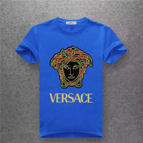 Cheap Versace T-Shirts Short Sleeved For Men #478995 Replica Wholesale [$25.00 USD] [ITEM#478995] on Replica Versace T-Shirts