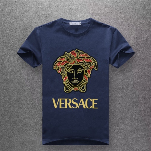 Cheap Versace T-Shirts Short Sleeved For Men #478996 Replica Wholesale [$25.00 USD] [ITEM#478996] on Replica Versace T-Shirts