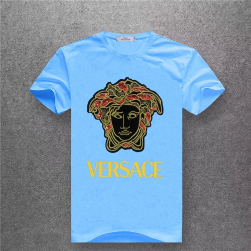Cheap Versace T-Shirts Short Sleeved For Men #478999 Replica Wholesale [$25.00 USD] [ITEM#478999] on Replica Versace T-Shirts