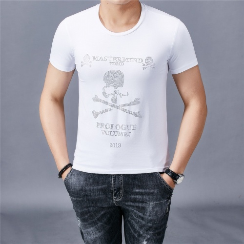 Cheap Philipp Plein PP T-Shirts Short Sleeved For Men #479859 Replica Wholesale [$31.50 USD] [ITEM#479859] on Replica Philipp Plein PP T-Shirts