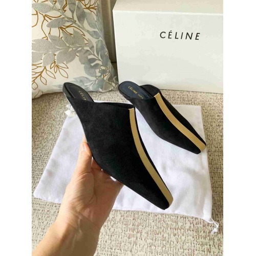 Cheap Celine Fashion Slippers For Women #480013 Replica Wholesale [$85.00 USD] [ITEM#480013] on Replica Celine Casual Shoes