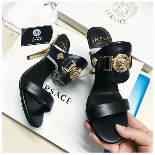 Cheap Versace Fashion Slippers For Women #480906 Replica Wholesale [$78.00 USD] [ITEM#480906] on Replica Versace Slippers
