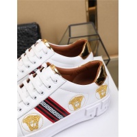 Cheap Versace Casual Shoes For Men #473684 Replica Wholesale [$78.00 USD] [ITEM#473684] on Replica Versace Flat Shoes