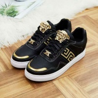 Cheap Versace Casual Shoes For Women #480973 Replica Wholesale [$85.00 USD] [ITEM#480973] on Replica Versace Flat Shoes