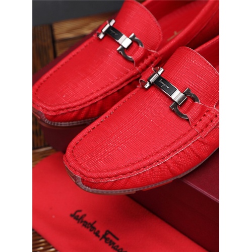 Cheap Salvatore Ferragamo SF Leather Shoes For Men #481322 Replica Wholesale [$78.00 USD] [ITEM#481322] on Replica Salvatore Ferragamo Leather Shoes