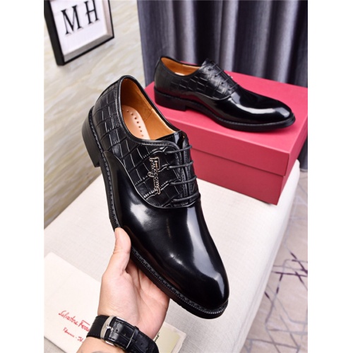 Cheap Salvatore Ferragamo SF Leather Shoes For Men #481325 Replica Wholesale [$82.00 USD] [ITEM#481325] on Replica Salvatore Ferragamo Leather Shoes