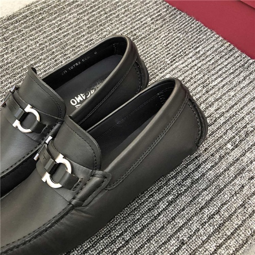 Cheap Salvatore Ferragamo SF Leather Shoes For Men #481339 Replica Wholesale [$100.00 USD] [ITEM#481339] on Replica Salvatore Ferragamo Leather Shoes