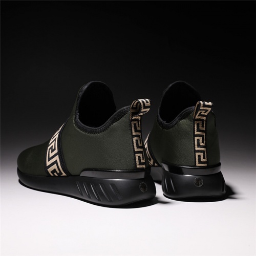 Cheap Versace Casual Shoes For Men #482185 Replica Wholesale [$69.00 USD] [ITEM#482185] on Replica Versace Flat Shoes