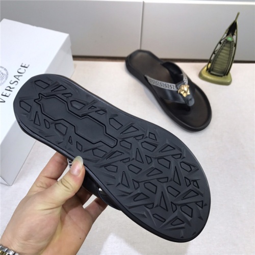 Cheap Versace Fashion Slippers For Men #482259 Replica Wholesale [$48.00 USD] [ITEM#482259] on Replica Versace Slippers