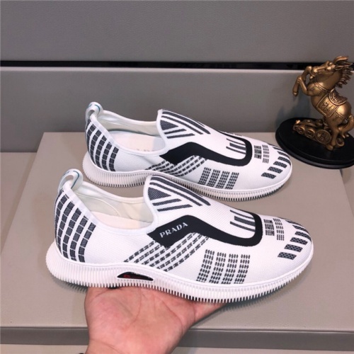 Cheap Prada Casual Shoes For Men #482570 Replica Wholesale [$78.00 USD] [ITEM#482570] on Replica Prada Flat Shoes