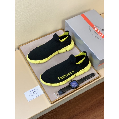 Cheap Prada Casual Shoes For Men #482574 Replica Wholesale [$75.00 USD] [ITEM#482574] on Replica Prada Flat Shoes