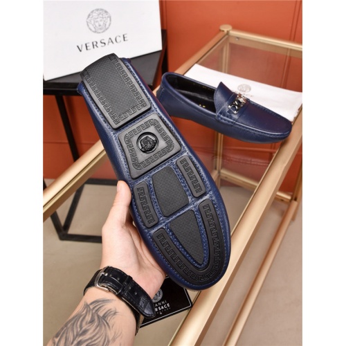 Cheap Versace Leather Shoes For Men #482917 Replica Wholesale [$80.00 USD] [ITEM#482917] on Replica Versace Leather Shoes