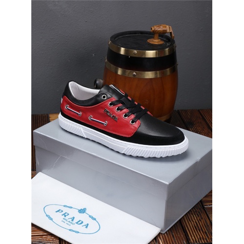 Cheap Prada Casual Shoes For Men #483173 Replica Wholesale [$75.00 USD] [ITEM#483173] on Replica Prada Flat Shoes