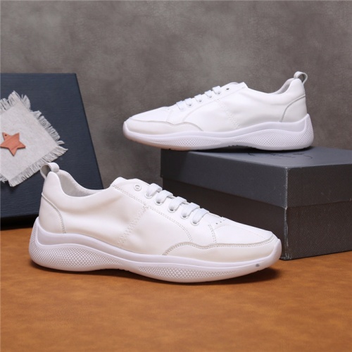 Cheap Prada Casual Shoes For Men #483337 Replica Wholesale [$80.00 USD] [ITEM#483337] on Replica Prada Flat Shoes