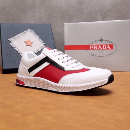 Cheap Prada Casual Shoes For Men #483339 Replica Wholesale [$80.00 USD] [ITEM#483339] on Replica Prada Flat Shoes