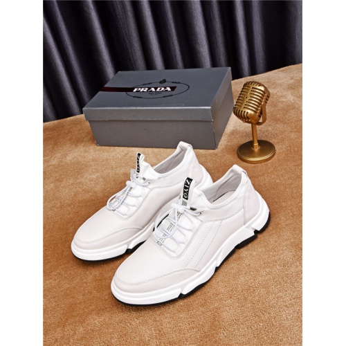 Cheap Prada Casual Shoes For Men #483342 Replica Wholesale [$80.00 USD] [ITEM#483342] on Replica Prada Flat Shoes