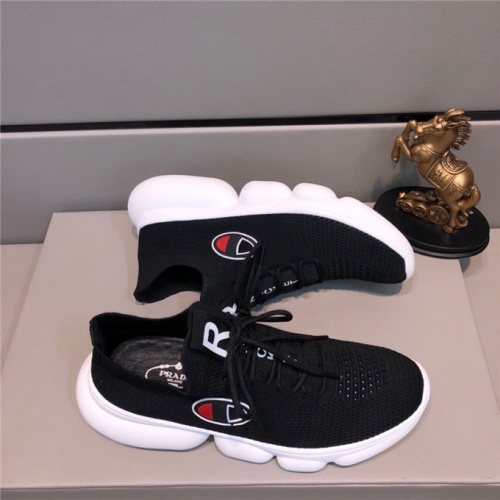 Cheap Prada Casual Shoes For Men #483382 Replica Wholesale [$80.00 USD] [ITEM#483382] on Replica Prada Flat Shoes