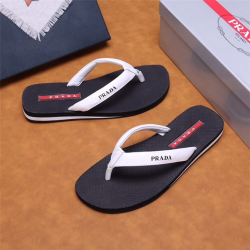 Cheap Prada Fashion Slippers For Men #483436 Replica Wholesale [$52.00 USD] [ITEM#483436] on Replica Prada Slippers