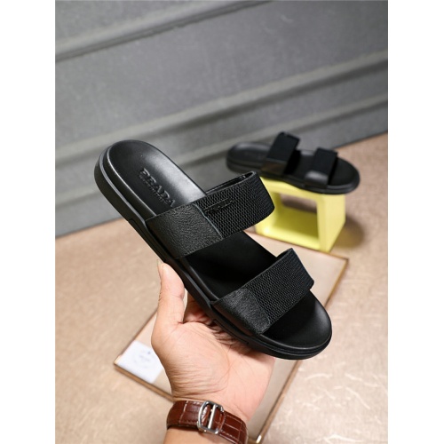 Cheap Prada Fashion Slippers For Men #483437 Replica Wholesale [$52.00 USD] [ITEM#483437] on Replica Prada Slippers