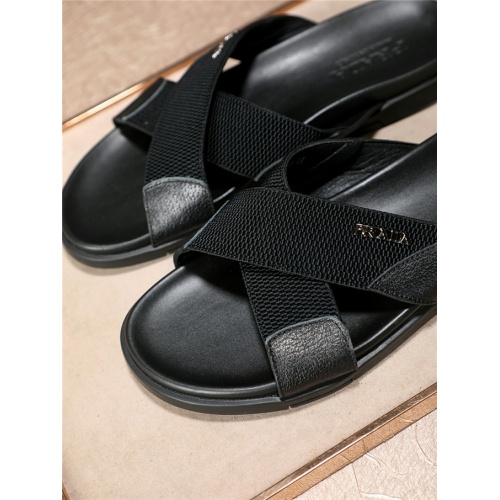 Cheap Prada Fashion Slippers For Men #483438 Replica Wholesale [$52.00 USD] [ITEM#483438] on Replica Prada Slippers