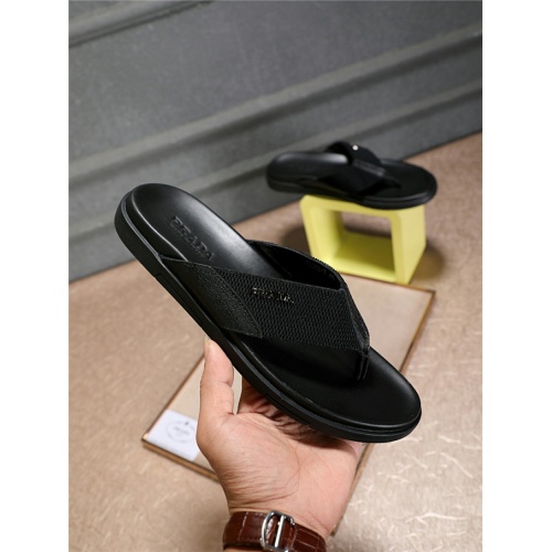 Cheap Prada Fashion Slippers For Men #483440 Replica Wholesale [$52.00 USD] [ITEM#483440] on Replica Prada Slippers